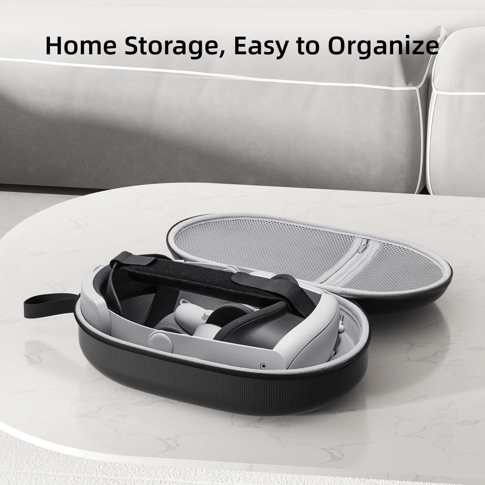 Estuche de cuero para transporte<tc>Meta</tc> <tc>Quest</tc> 3