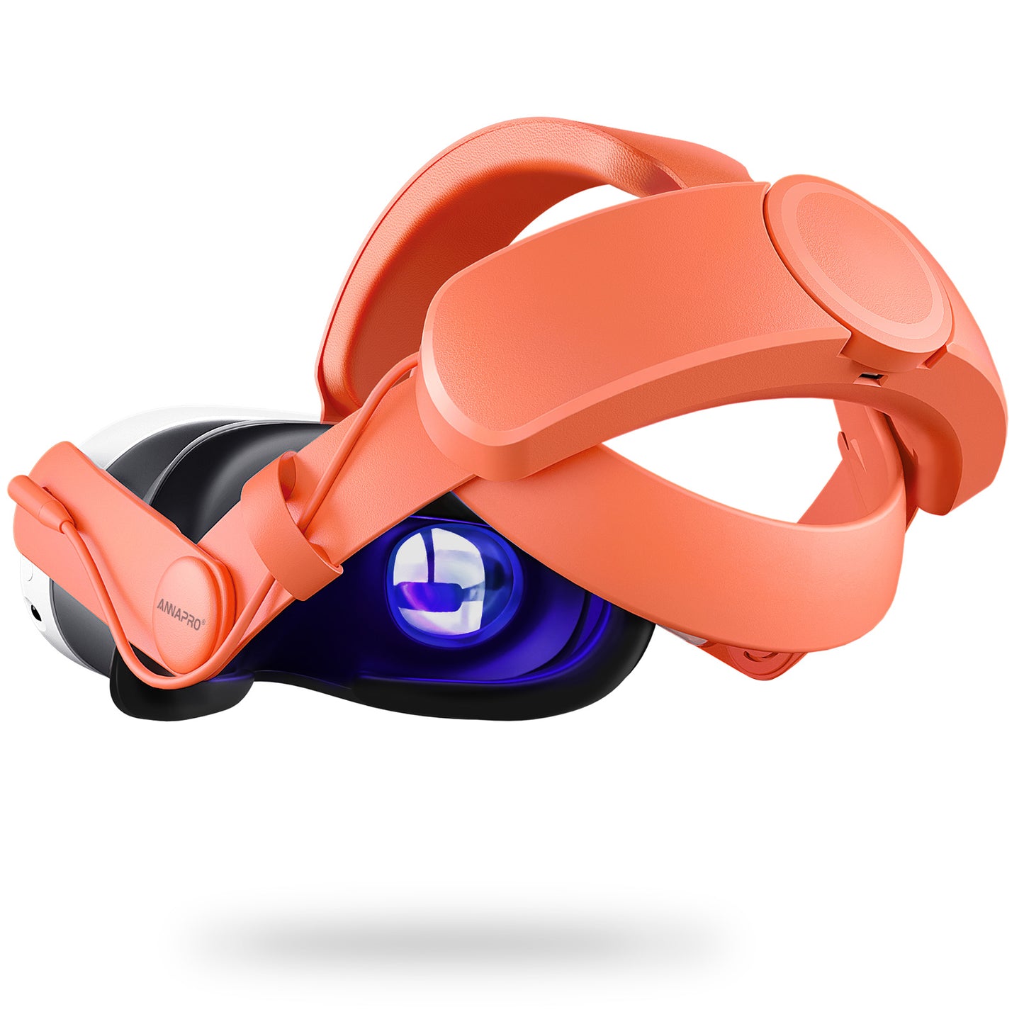 ANNAPRO VR Headstrap: Vibrant orange design for stylish, comfortable VR sessions.
