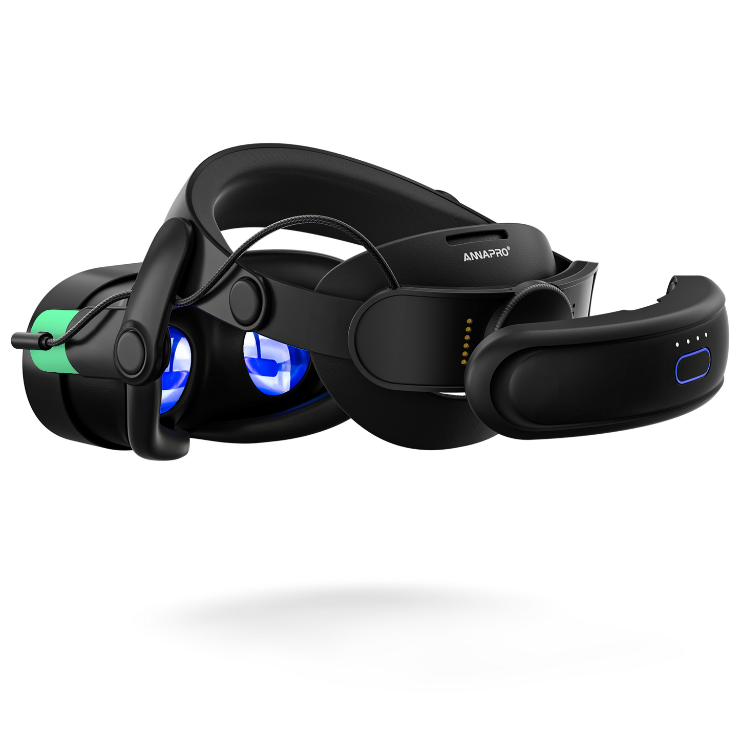 Meta Quest 3 magic battery head strap with easy adjustment
