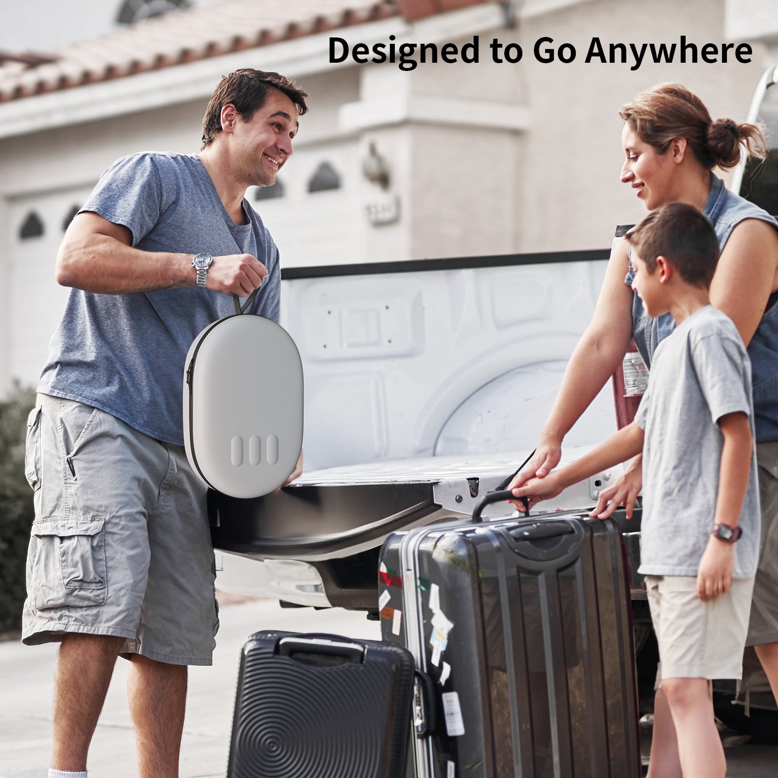 ANNAPRO Quest 3 Case: Portable for family trips & travel.
