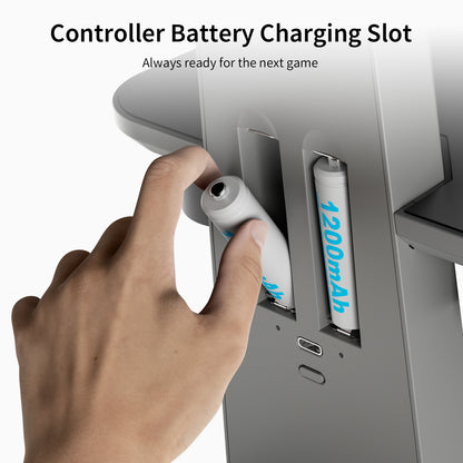Meta Quest 3 charging dock controller battery slot - ANNAPRO (1200mAh rechargeable battery ready)