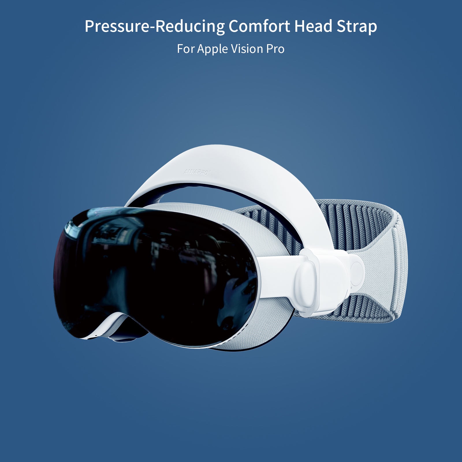 Pressure-Reducing Comfort Head Strap for Apple Vision Pro